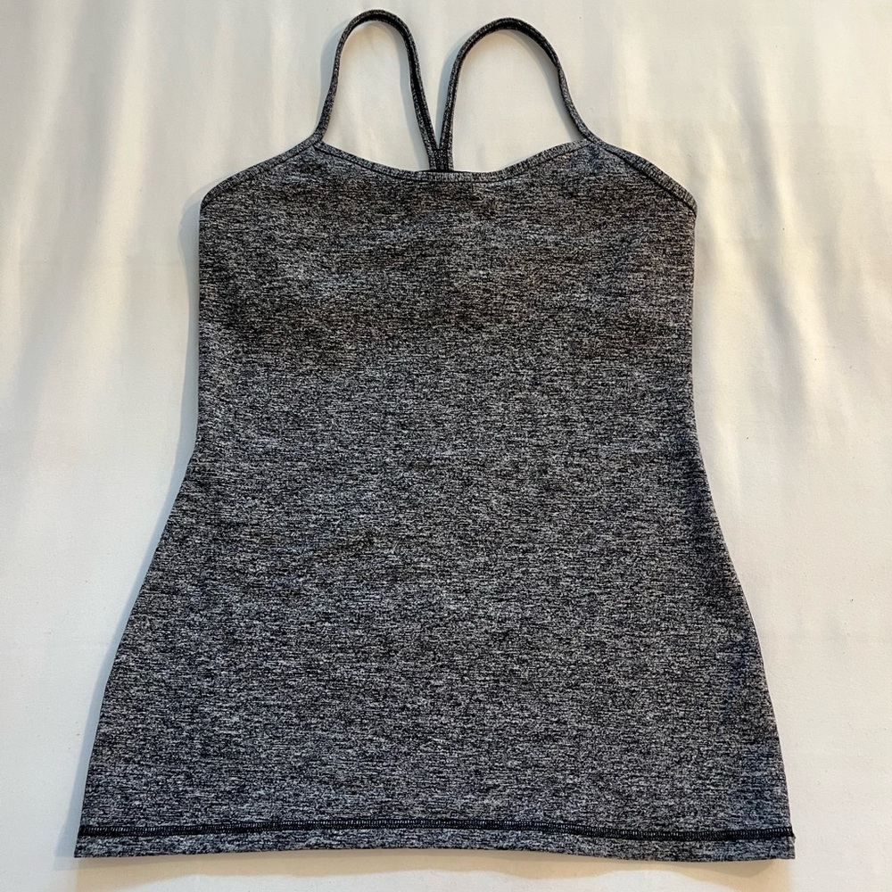 lululemon grey flow y tank